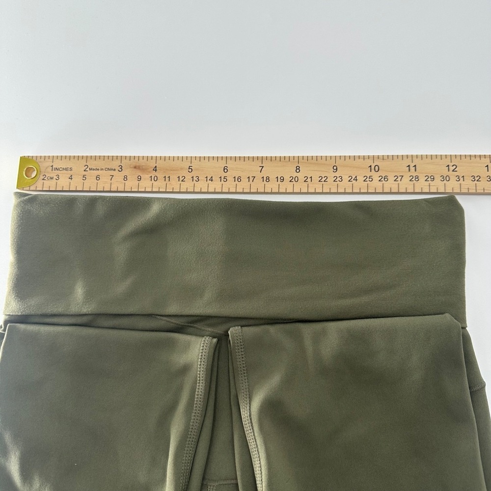 Nike Dri-FIT Move To Zero Leggings Women's Size Small Olive Green High Waisted - Picture 9 of 11
